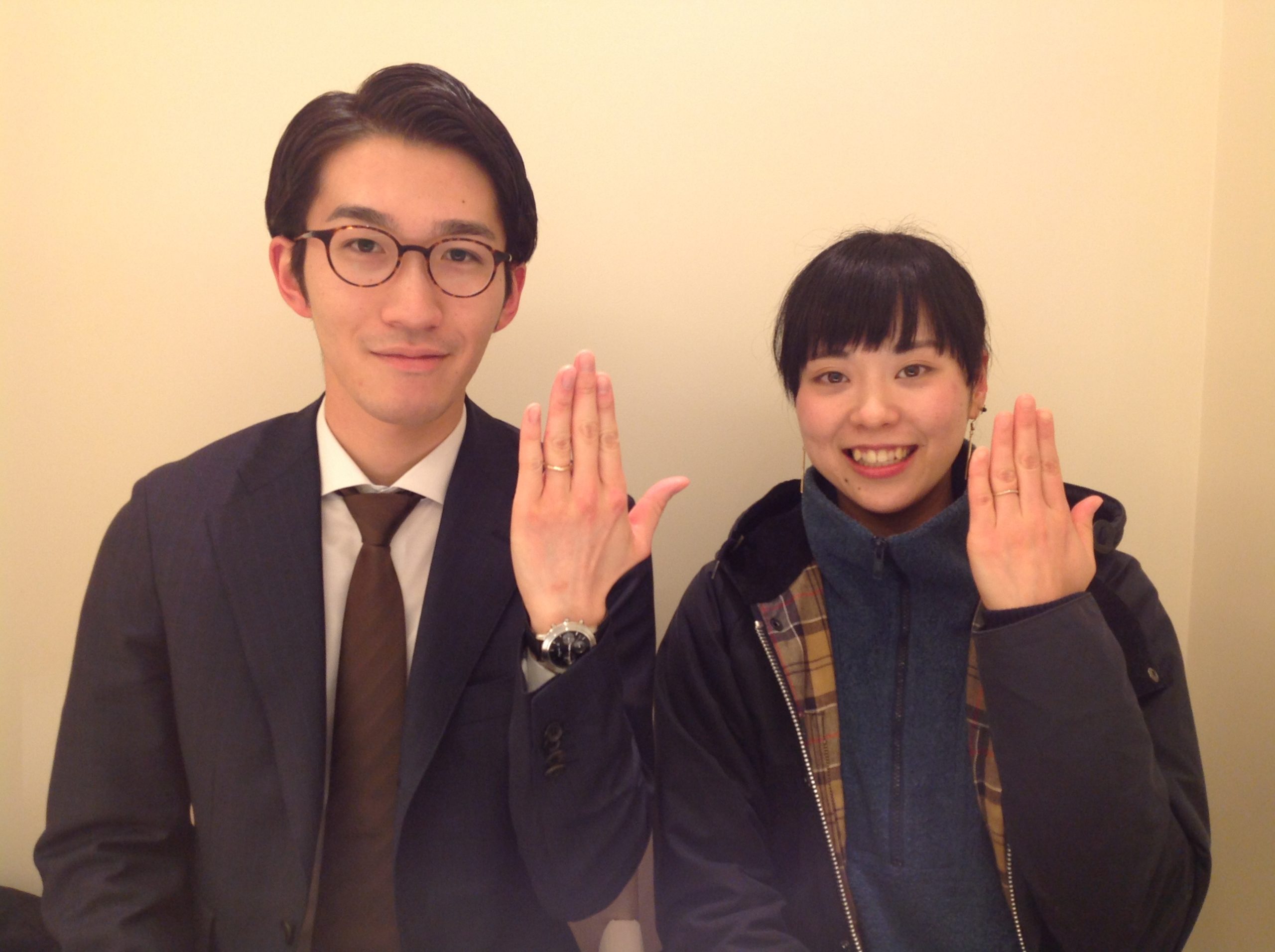 結婚指輪,婚約指輪,ピンクゴールド,仙台