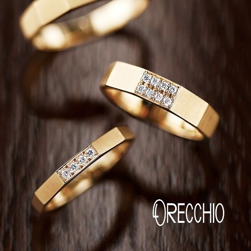オレッキオ結婚指輪ファッションモデル婚約指輪