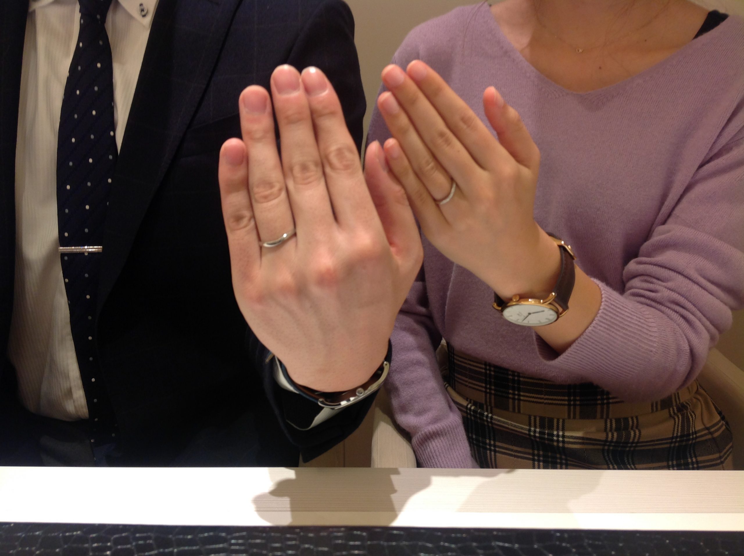 エリザベス女王が愛した「モニッケンダム」の結婚指輪をプラチナでオーダーのK様ご夫妻(仙台店) | 宮城県仙台市 結婚指輪・婚約指輪ウェディ