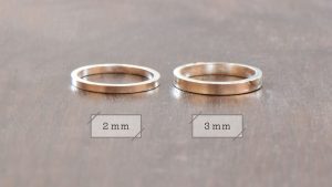 手作りリング ペアリング 結婚指輪 ウェディ クラフト 幅